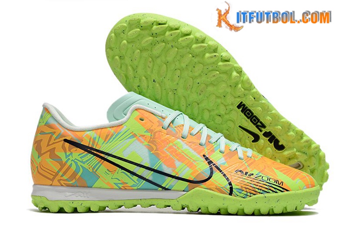 Nike Botas De Fútbol Air Zoom Mercurial Vapor- XV Academy TF Verde
