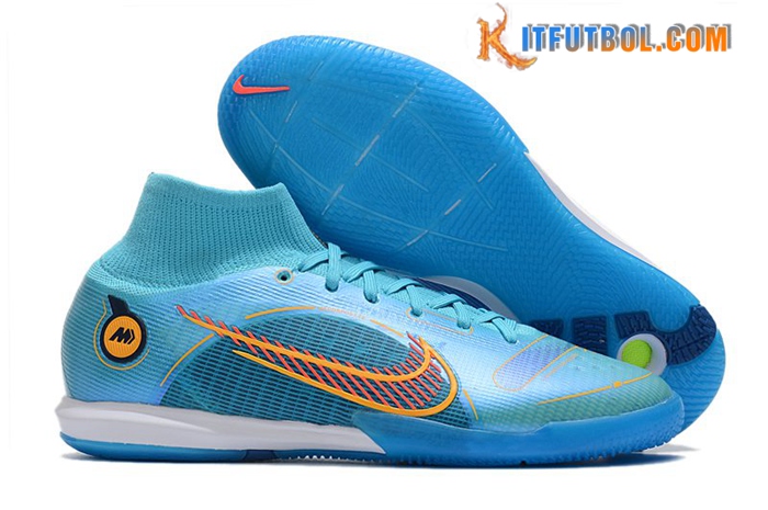 Nike Botas De Fútbol Mercurial Superfly 9 Elite IC Azul