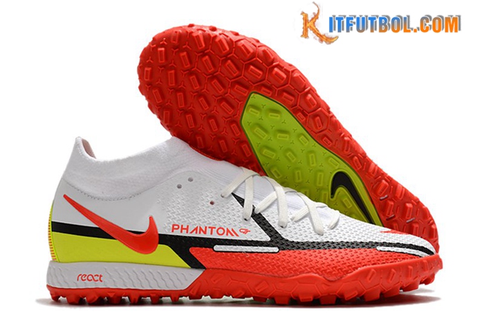 Nike Botas De Fútbol Phantom GT Pro TF Blanco