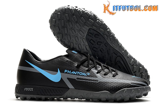 Nike Botas De Fútbol React Phantom GT2 Pro TF Negro