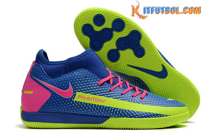 Nike Botas De Fútbol Phantom GT Academy Dynamic Fit IC Azul