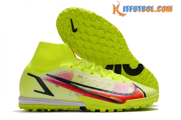Nike Botas De Fútbol Mercurial Superfly 9 Elite TF Amarillo