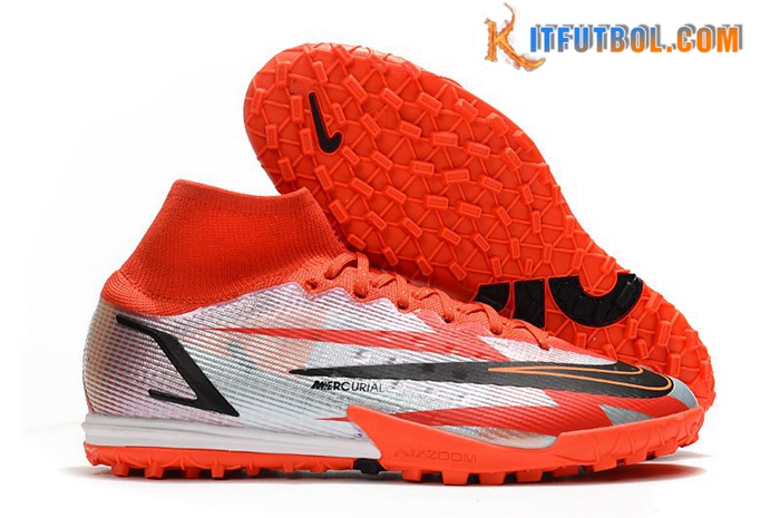 Nike Botas De Fútbol Mercurial Superfly 9 Elite TF Rojo