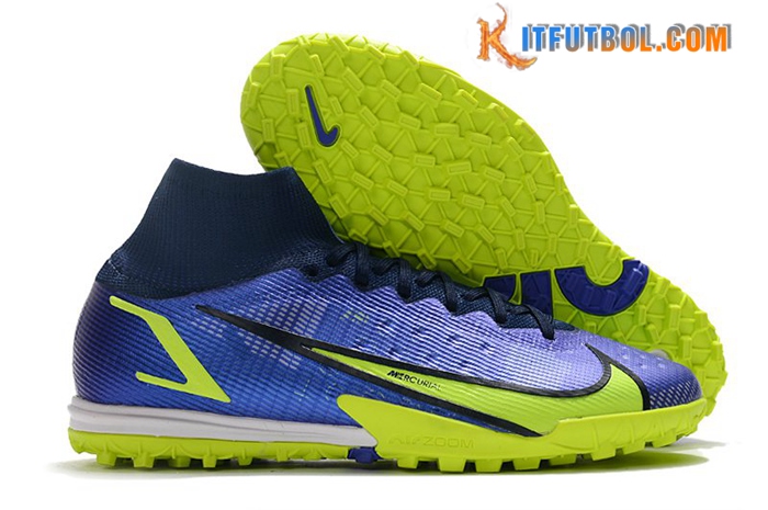 Nike Botas De Fútbol Mercurial Superfly 9 Elite TF Azul marino