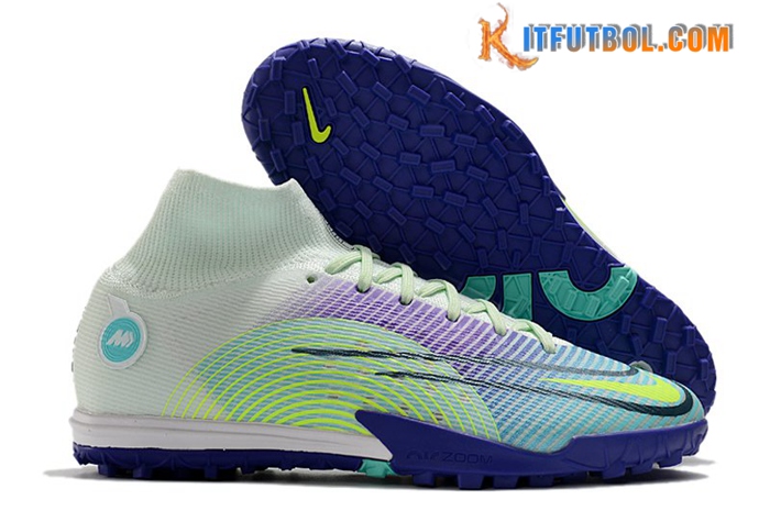 Nike Botas De Fútbol Mercurial Superfly 9 Elite TF Violeta/Verde