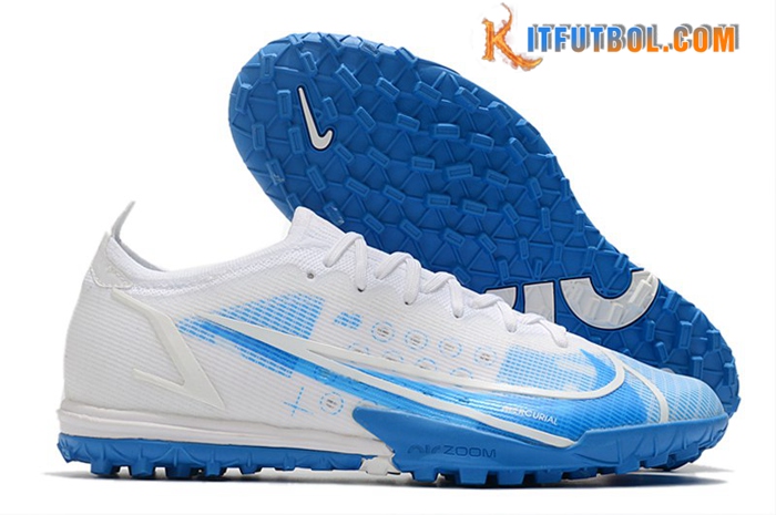 Nike Botas De Fútbol Vapor 14 Elite TF Blanco