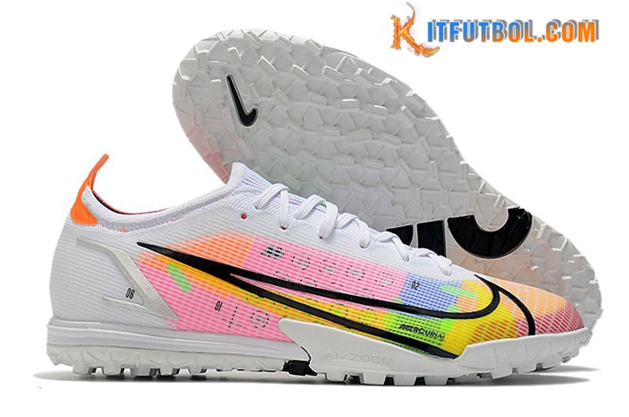 Nike Botas De Fútbol Vapor 14 Elite TF Blanco