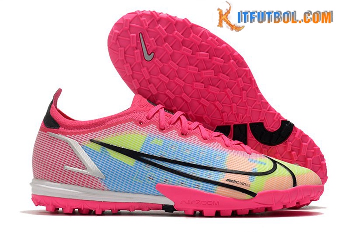 Nike Botas De Fútbol Vapor 14 Elite TF Rosa