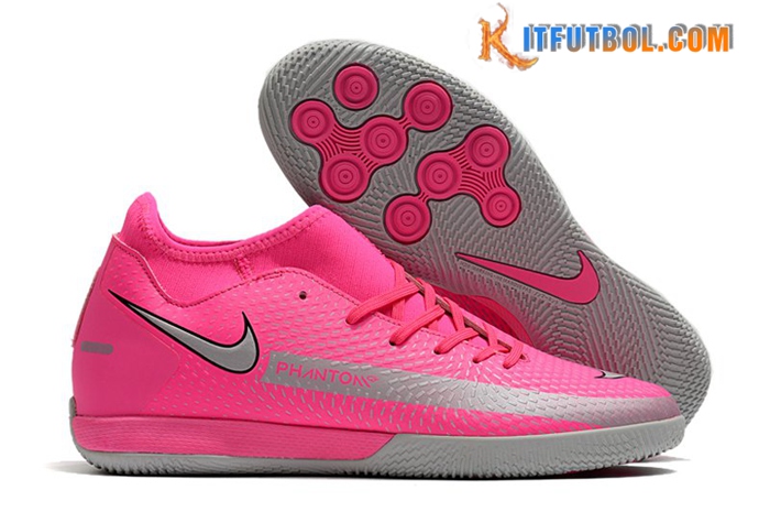 Nike Botas De Fútbol Phantom GT Academy Dynamic Fit IC Rosa