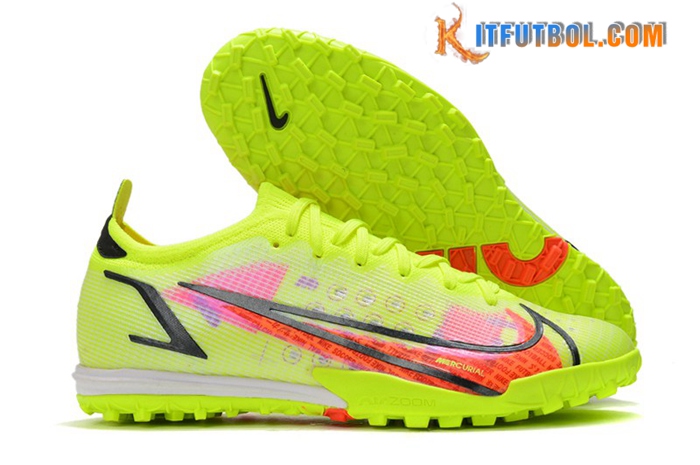 Nike Botas De Fútbol Vapor 14 Elite TF Verde