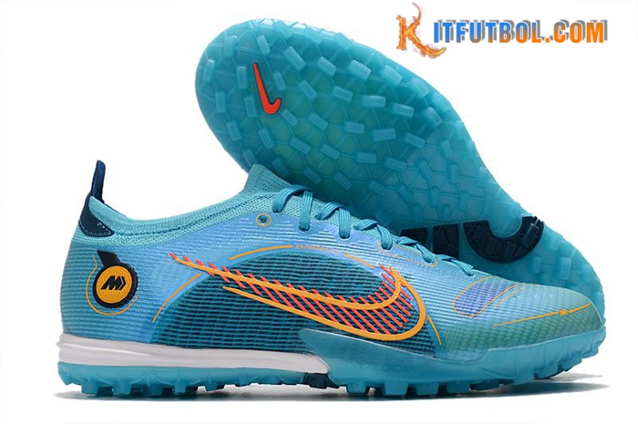 Nike Botas De Fútbol Vapor 14 Elite TF Azul Claro
