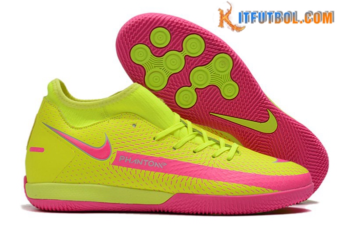 Nike Botas De Fútbol Phantom GT Academy Dynamic Fit IC Amarillo