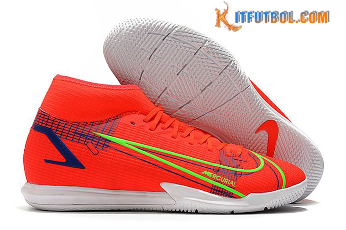 Nike Botas De Fútbol Mercurial Superfly VIII Academy IC Rojo