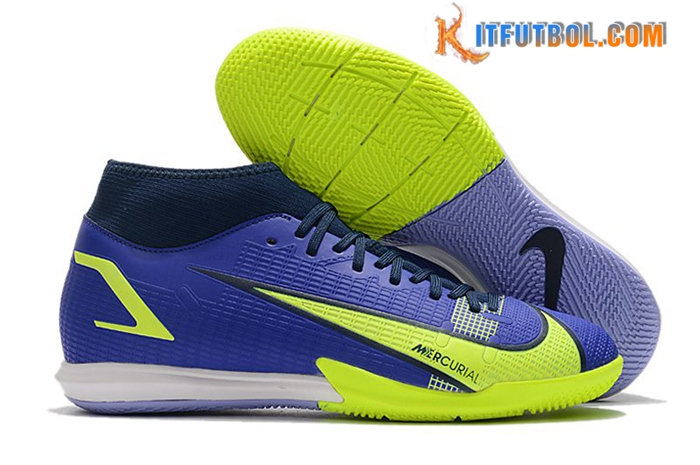 Nike Botas De Fútbol Mercurial Superfly VIII Academy IC Azul marino