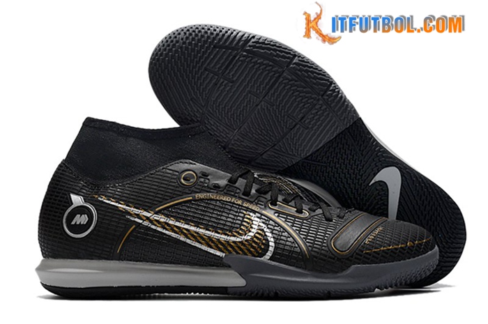Nike Botas De Fútbol Mercurial Superfly VIII Academy IC Negro
