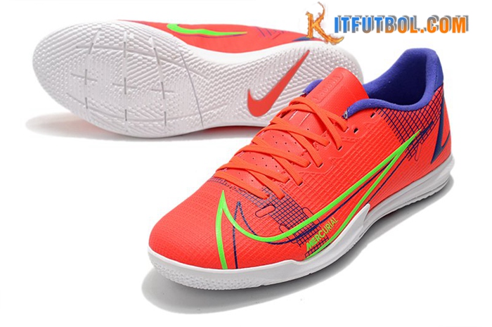 Nike Botas De Fútbol Vapor 14 Academy IC Rojo