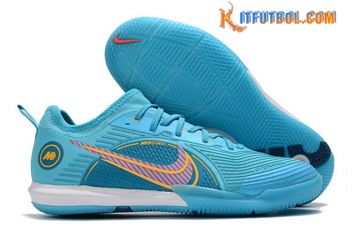 Nike Botas De Fútbol Zoom Vapor 14 Pro IC Azul Claro
