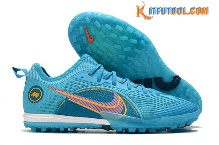 Nike Botas De Fútbol Zoom Vapor 14 Pro TF Azul Claro