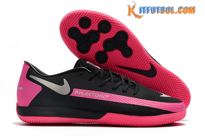 Nike Botas De Fútbol React Phantom GT Pro IC Negro