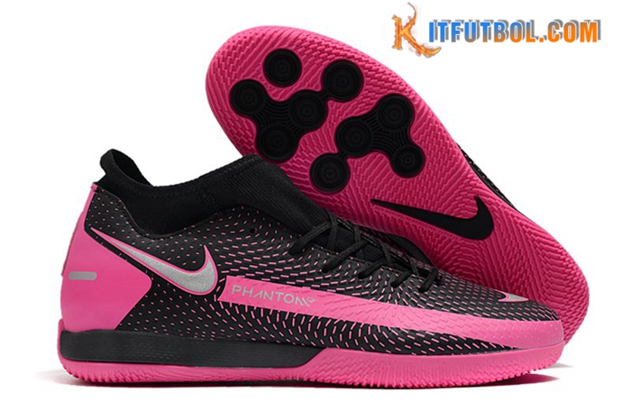 Nike Botas De Fútbol Phantom GT Academy Dynamic Fit IC Negro