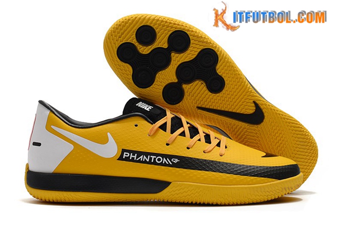 Nike Botas De Fútbol React Phantom GT Pro IC Naranja