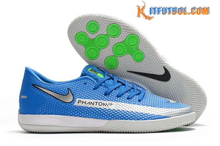 Nike Botas De Fútbol React Phantom GT Pro IC Azul