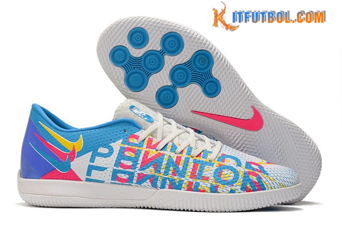 Nike Botas De Fútbol React Phantom GT Pro IC Amarillo/Rosa/Azul