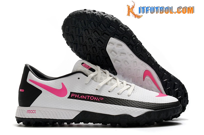 Nike Botas De Fútbol React Phantom GT Pro TF Blanco