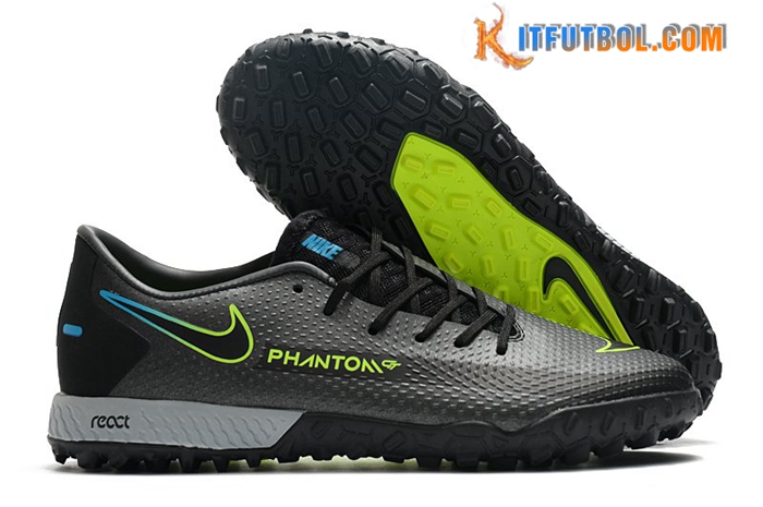 Nike Botas De Fútbol React Phantom GT Pro TF Negro