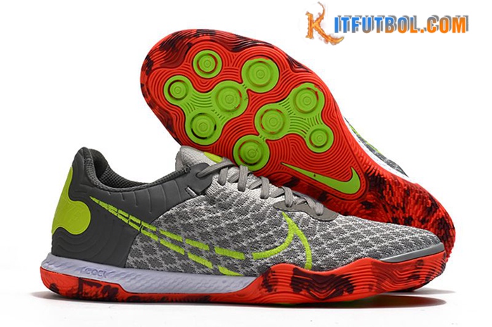 Nike Botas De Fútbol Reactgato IC Gris