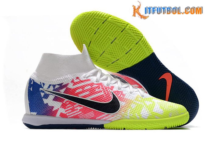 Nike Botas De Fútbol Mercurial Superfly 7 Elite MDS IC Amarillo/Rosa/Azul