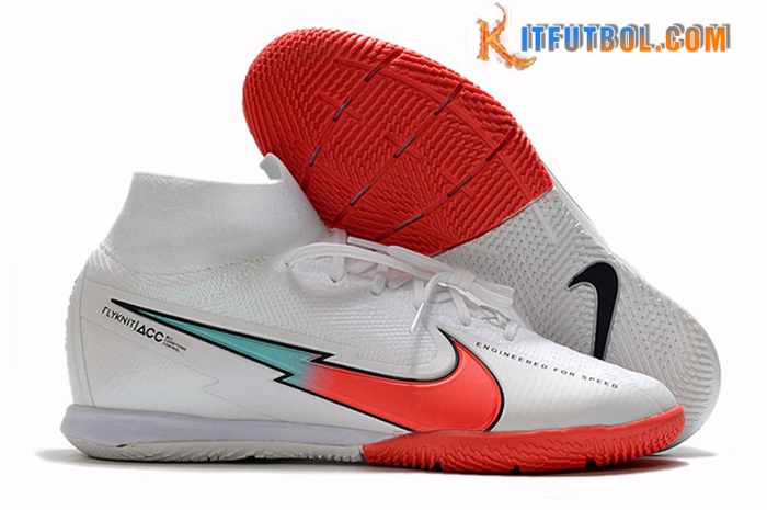 Nike Botas De Fútbol Mercurial Superfly 7 Elite MDS IC Blanco
