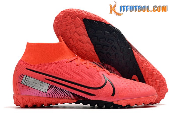 Nike Botas De Fútbol Mercurial Superfly 7 Elite MDS TF Rosa