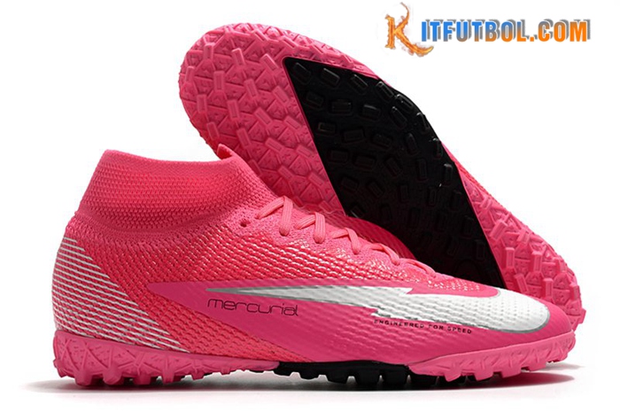 Nike Botas De Fútbol Mercurial Superfly 7 Elite MDS TF Rosa