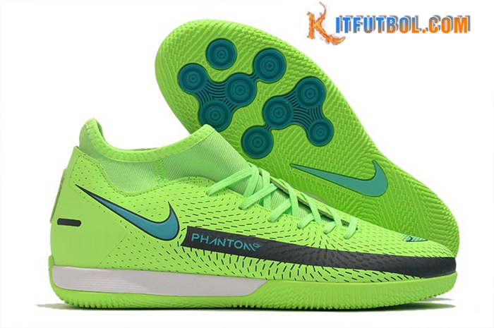 Nike Botas De Fútbol Phantom GT Academy Dynamic Fit IC Verde