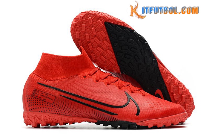 Nike Botas De Fútbol Mercurial Superfly 7 Elite MDS TF Rojo