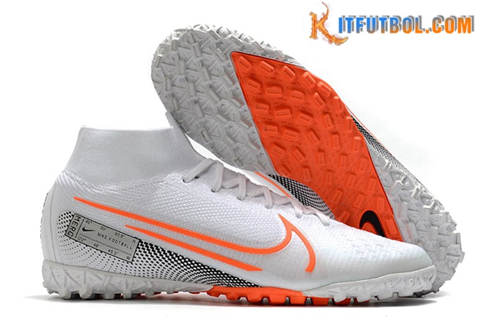 Nike Botas De Fútbol Mercurial Superfly 7 Elite MDS TF Blanco