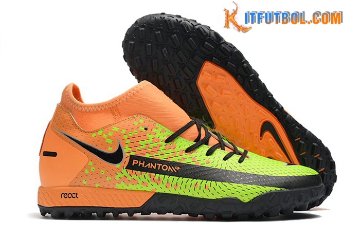 Nike Botas De Fútbol Phantom GT Academy Dynamic Fit TF Naranja