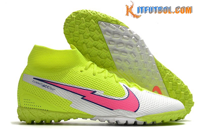 Nike Botas De Fútbol Mercurial Superfly 7 Elite MDS TF Verde