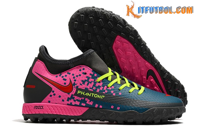 Nike Botas De Fútbol Phantom GT Academy Dynamic Fit TF Verde/Naranja