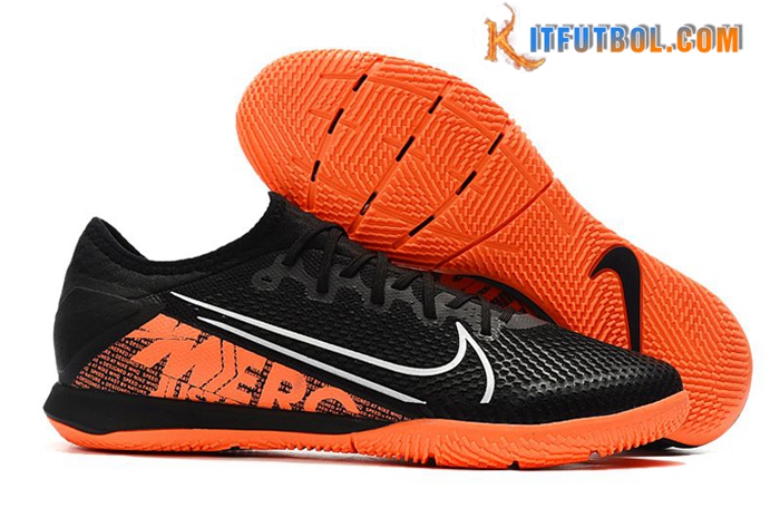 Nike Botas De Fútbol Vapor 13 Pro IC Negro/Naranja