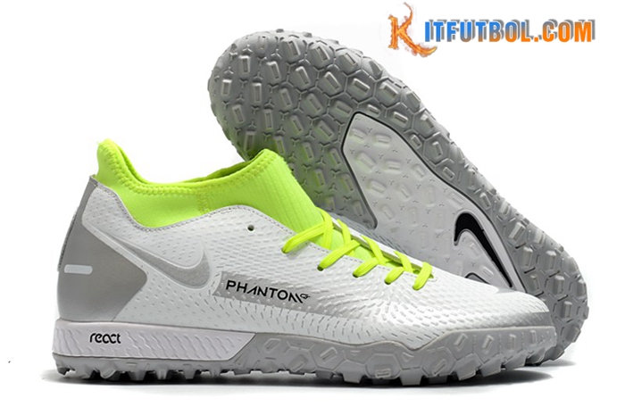 Nike Botas De Fútbol Phantom GT Academy Dynamic Fit TF Blanco