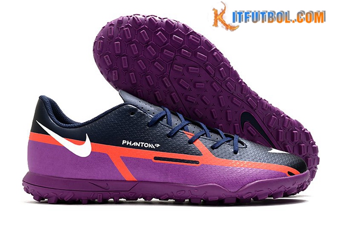 Nike Botas De Fútbol Phantom GT2 Club TF Violeta/Azul