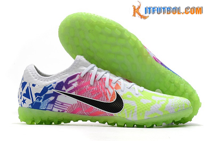 Nike Botas De Fútbol Vapor 13 Pro TF Rosa/Azul/Verde
