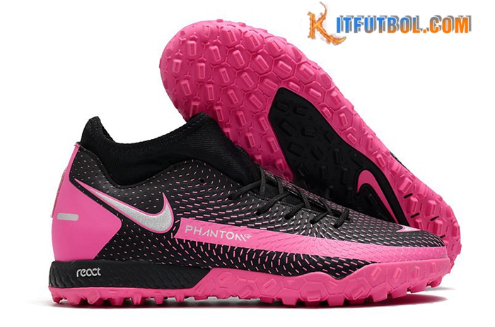 Nike Botas De Fútbol Phantom GT Academy Dynamic Fit TF Negro