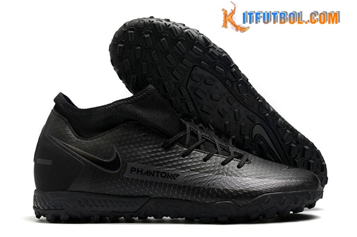 Nike Botas De Fútbol Phantom GT Academy Dynamic Fit TF Negro