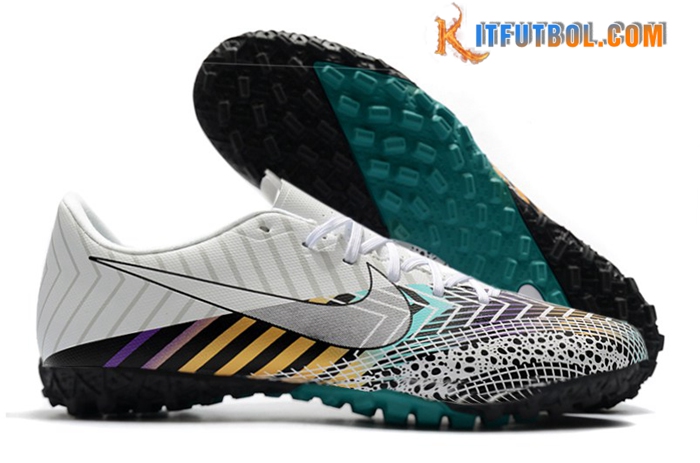 Nike Botas De Fútbol Mercurial Vapor 13 Academy TF Blanco/Verde