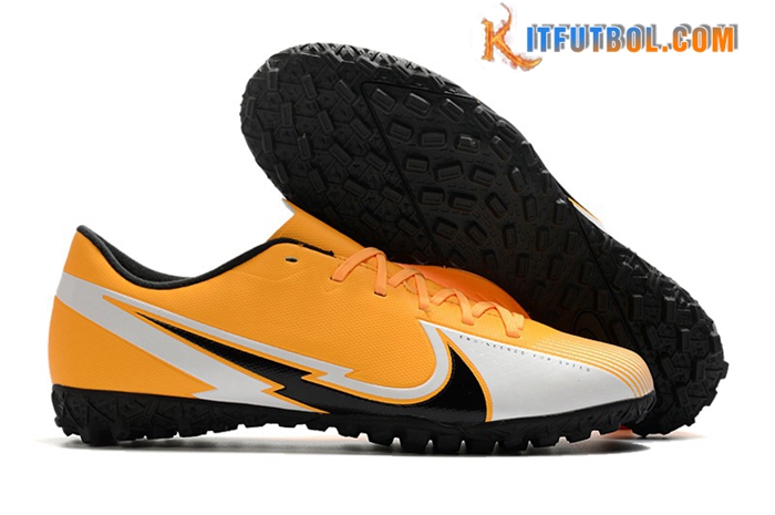 Nike Botas De Fútbol Mercurial Vapor 13 Academy TF Naranja/Blanco