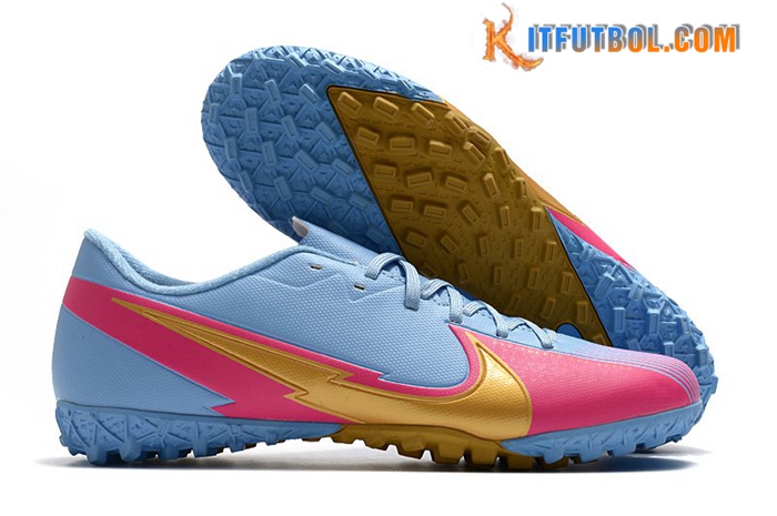 Nike Botas De Fútbol Mercurial Vapor 13 Academy TF Azul/Rosa