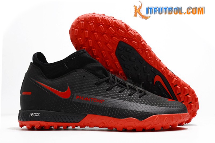 Nike Botas De Fútbol Phantom GT Academy Dynamic Fit TF Negro